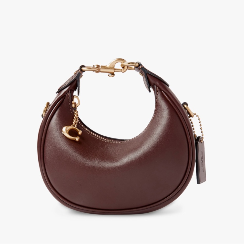 Coach mini Joanie Brown Leather Women's Bag